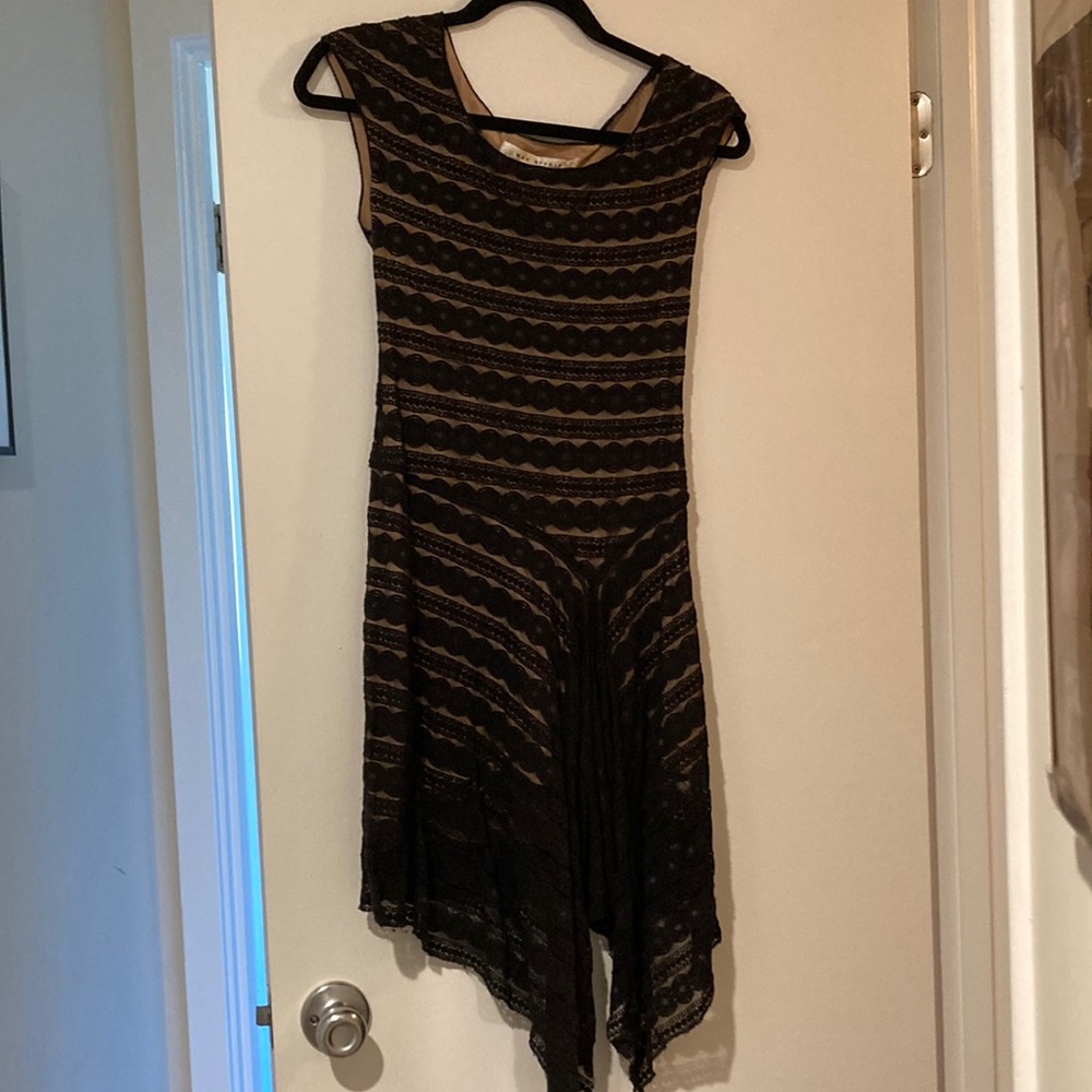 Max studio extra small black lace dress